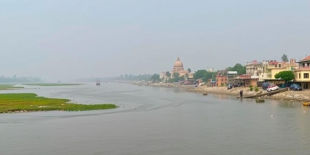 गंगा नदी: उत्तर प्रदेश में प्रदूषण, सफाई अभियान और महत्व।